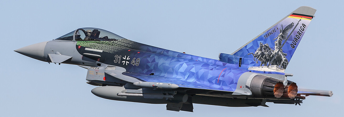 La Luftwaffe tambin se dotar de Eurofighter de su versin ERC. (foto Airbus DS)